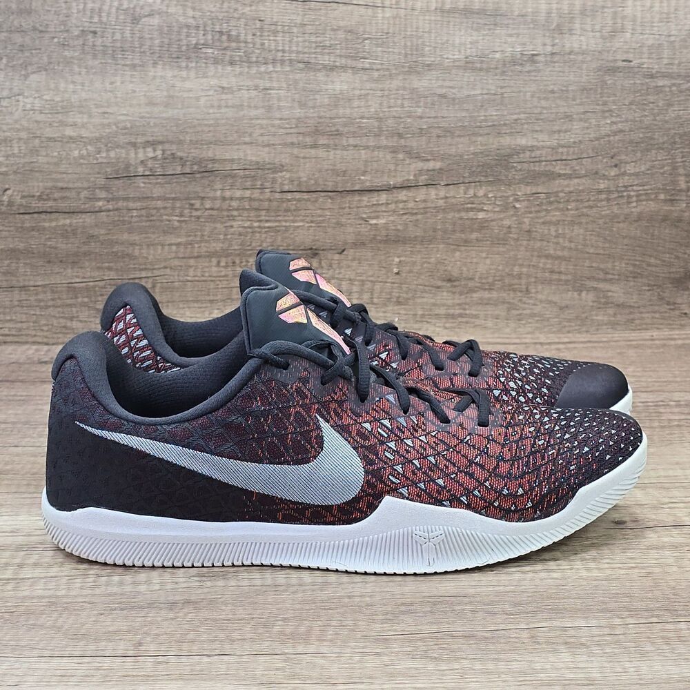 Nike Mamba Instinct Anthracite Men's Size 15 Black Red Sneakers (852473-006)